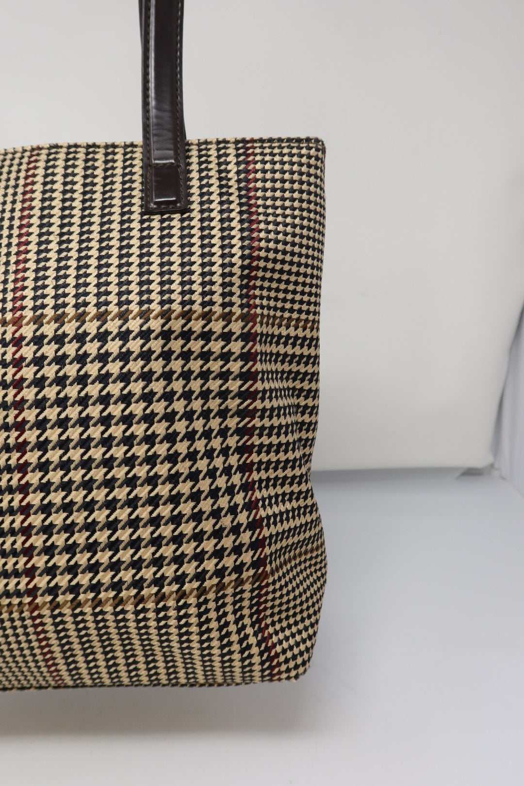 Ralph Lauren Black and Tan Shoulder Bag Tote