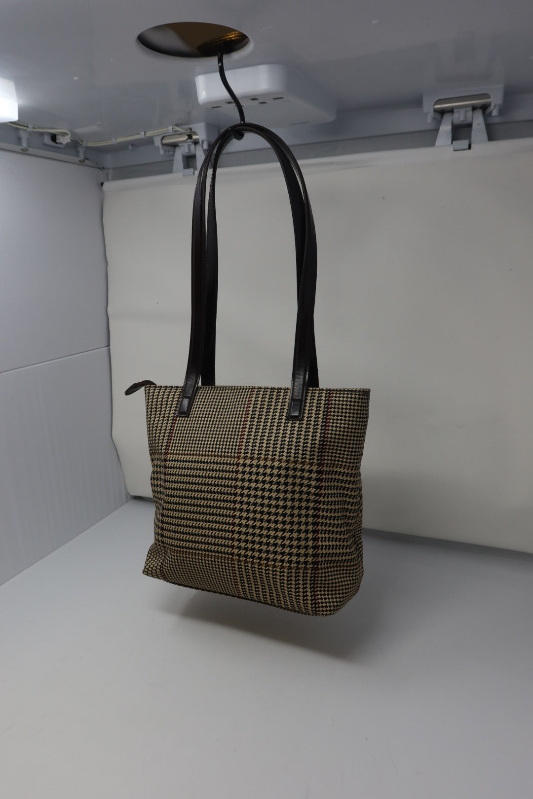 Ralph Lauren Black and Tan Shoulder Bag Tote