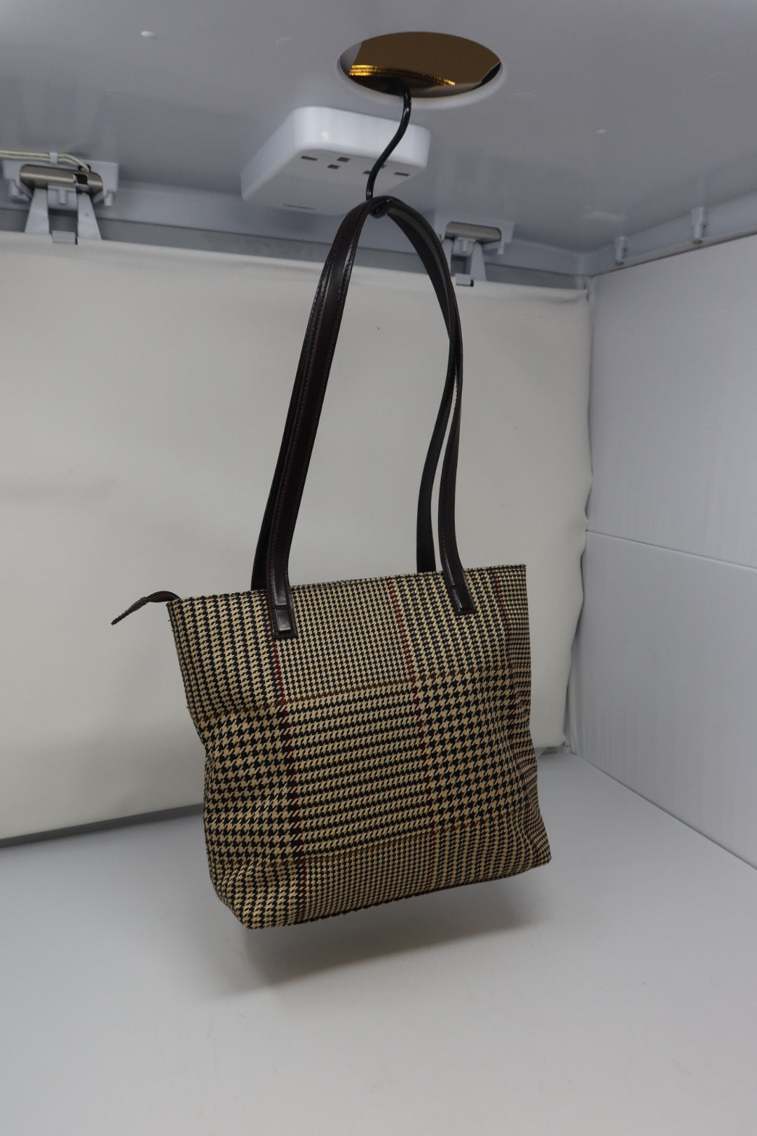 Ralph Lauren Black and Tan Shoulder Bag Tote