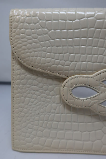 Yves Saint Laurent Cream Clutch Bag - Comes with original box