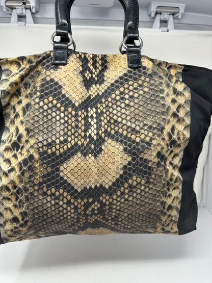 Prada City Tessuto Stampata Handle Bag