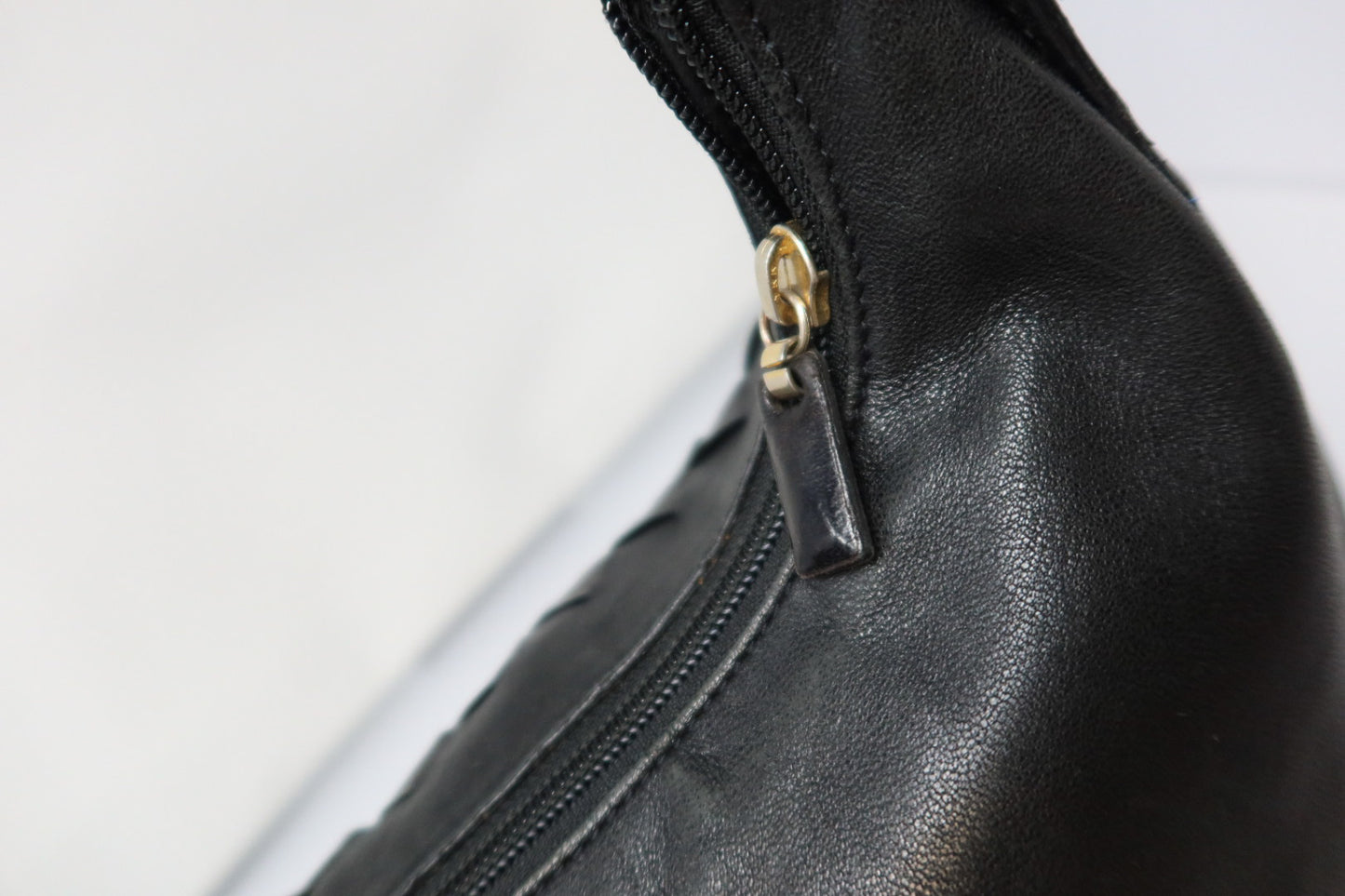 Bottega Veneta Intrecciato Black Hobo Bag