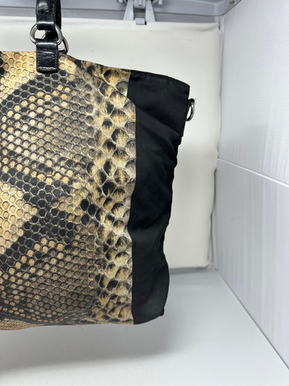 Prada City Tessuto Stampata Handle Bag