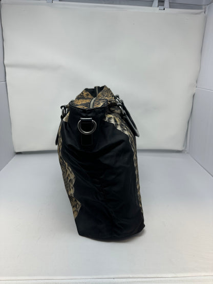 Prada City Tessuto Stampata Handle Bag