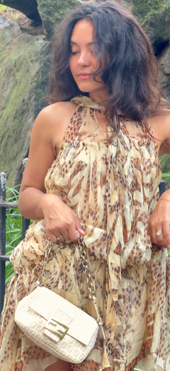 SS 2004 Roberto Cavalli Cheetah Silk Dress