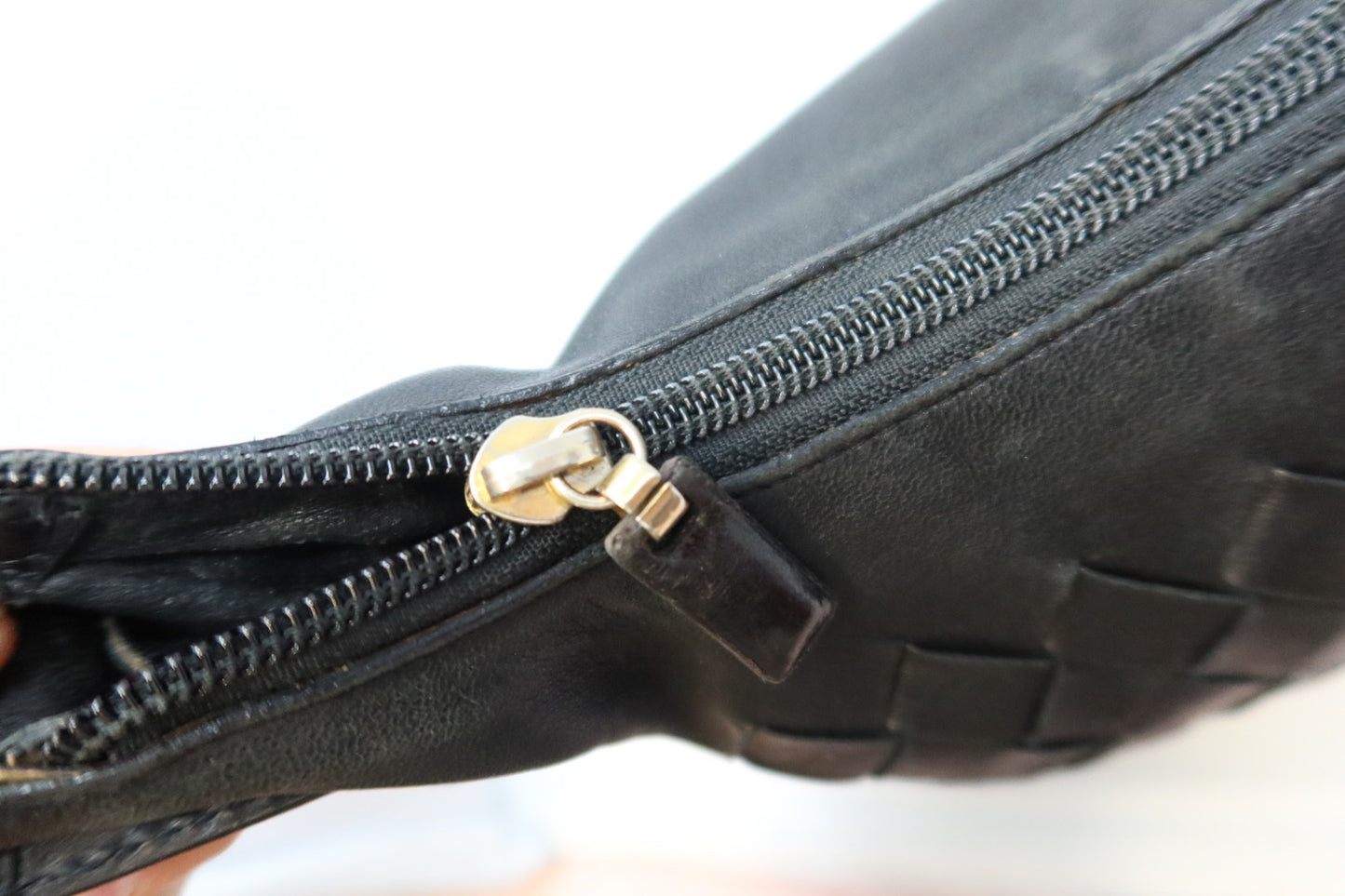 Bottega Veneta Intrecciato Black Hobo Bag