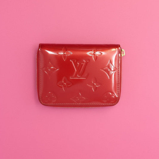 Louis Vuitton Red Vernis Wallet