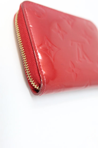Louis Vuitton Red Vernis Wallet