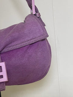 Fendi Purple Baguette Fabric