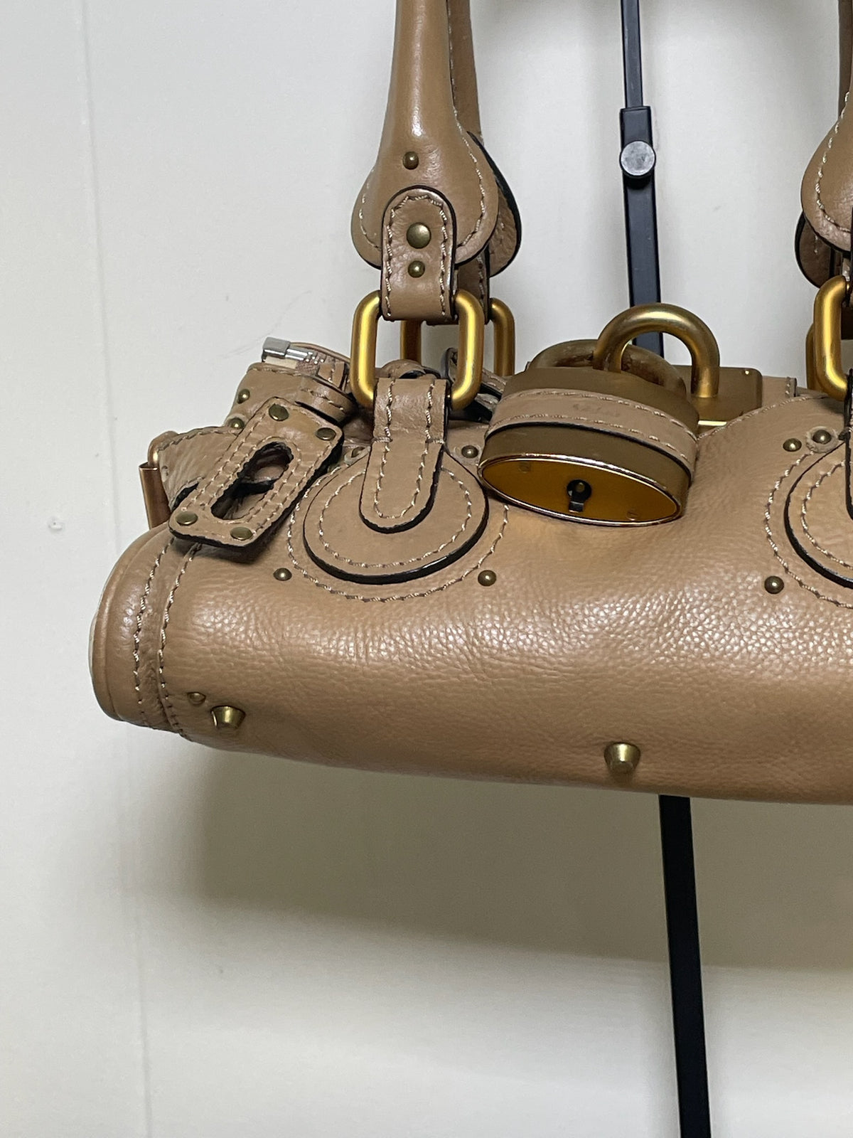 Chloé Mini Paddington Tan Leather Satchel Bag