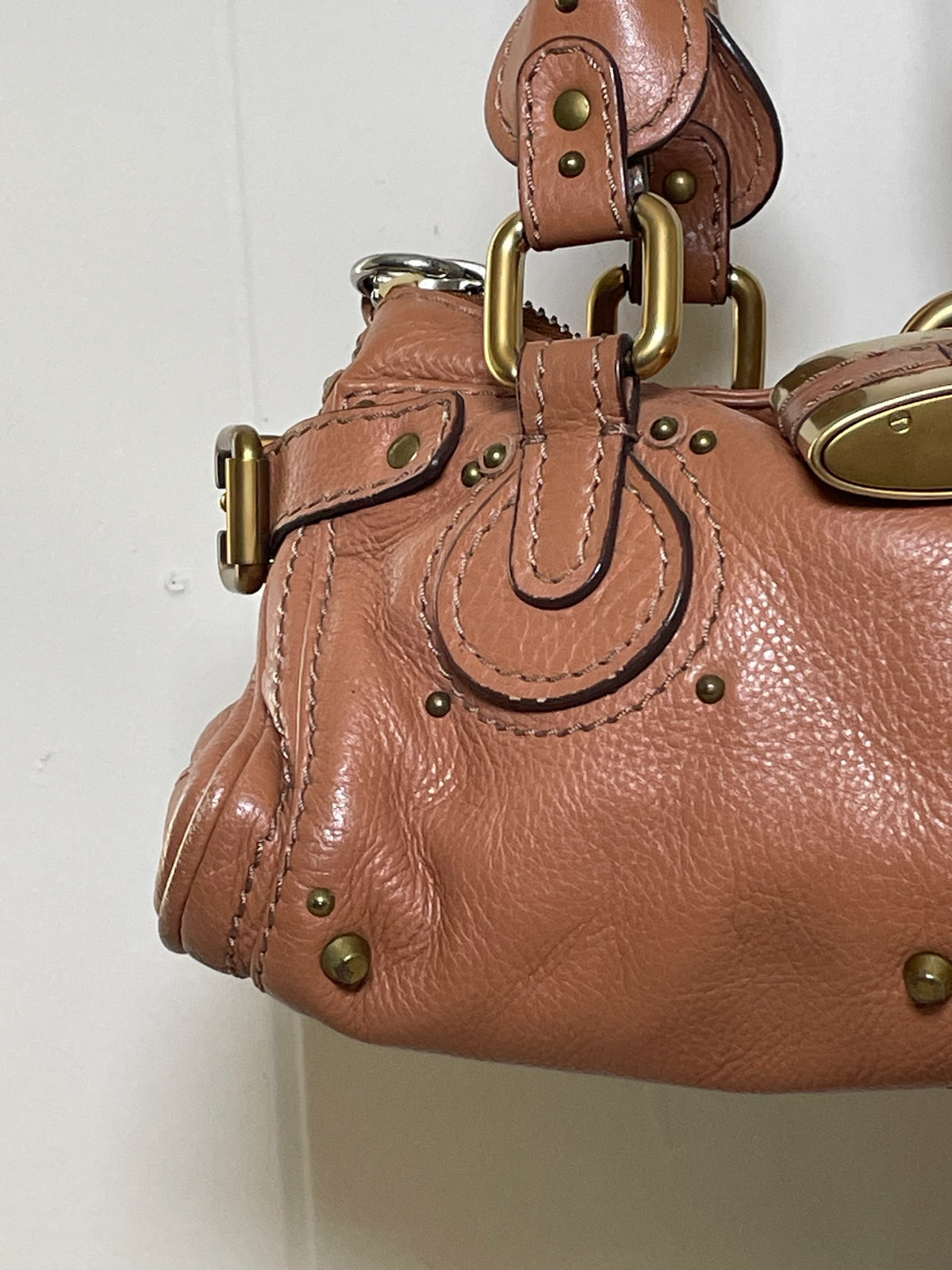 Chloé Mini Paddington Caramel Leather