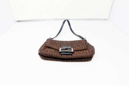 Fendi Zucchino Canvas Mini Mamma Baguette