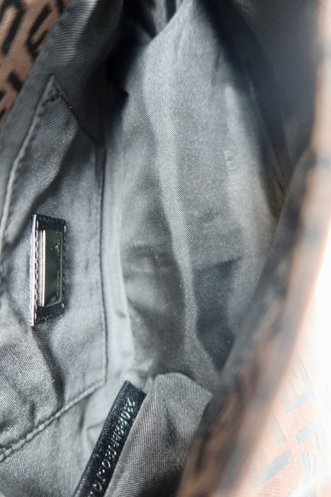 Fendi Zucchino Canvas Mini Mamma Baguette