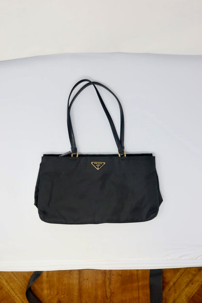 Prada Tote Bag Nylon Black