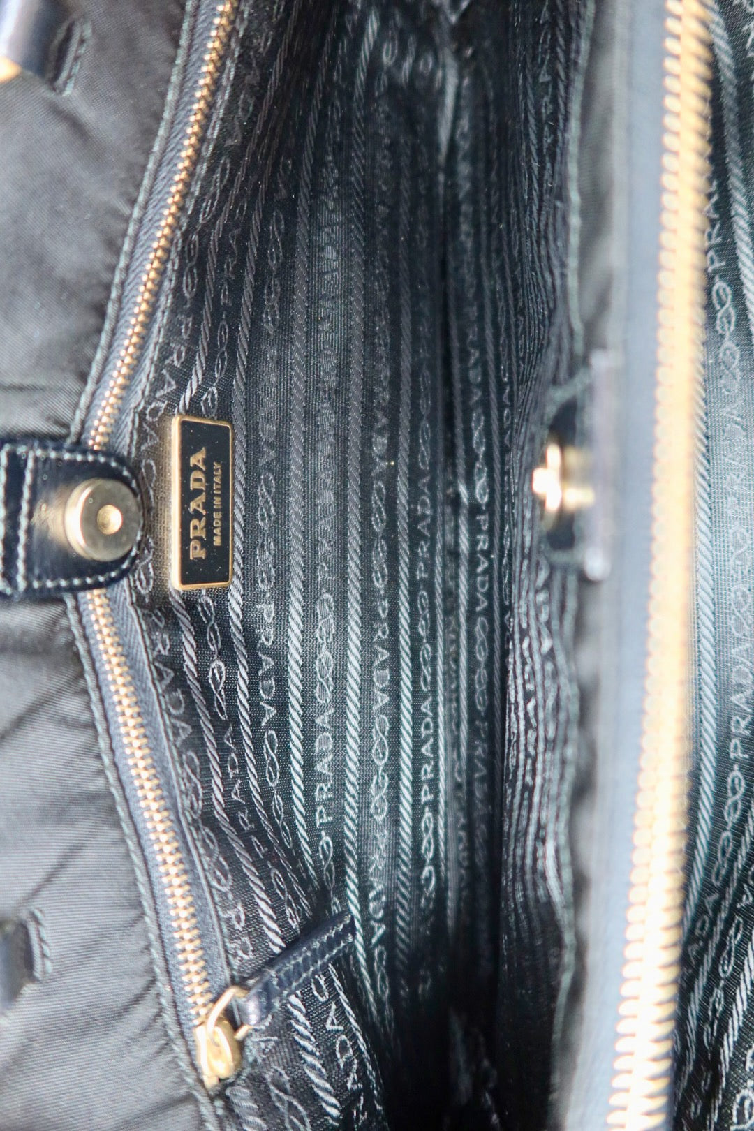 Prada Tote Bag Nylon Black