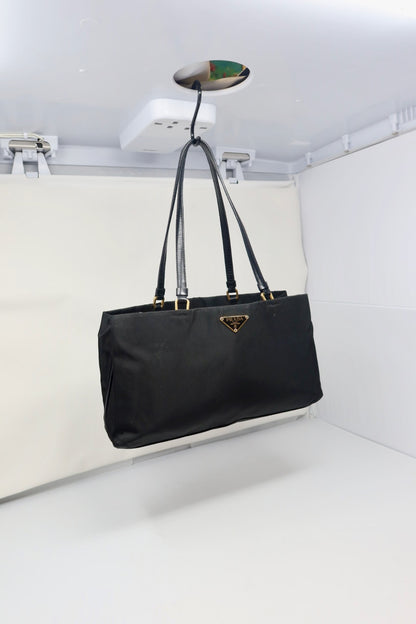 Prada Tote Bag Nylon Black