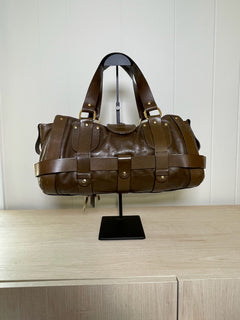 Chloé Kerala Brown Leather Equestrian Charm Shoulder Bag