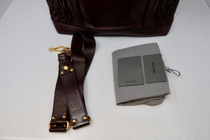 Miu Miu Matelasse 2way Bordeaux