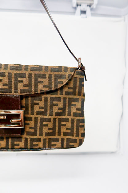 Fendi Zucca Canvas Baguette