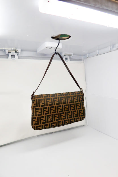 Fendi Zucca Canvas Baguette