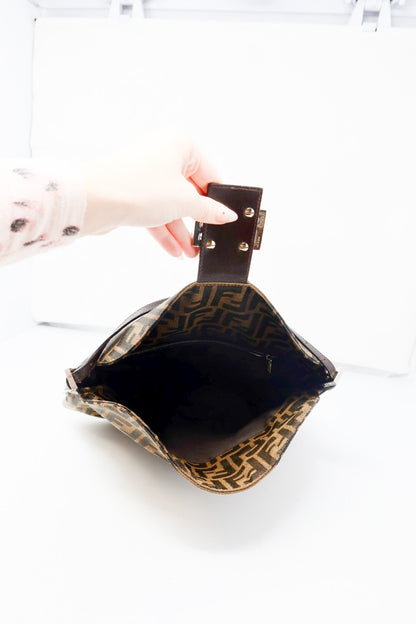 Fendi Zucca Canvas Baguette