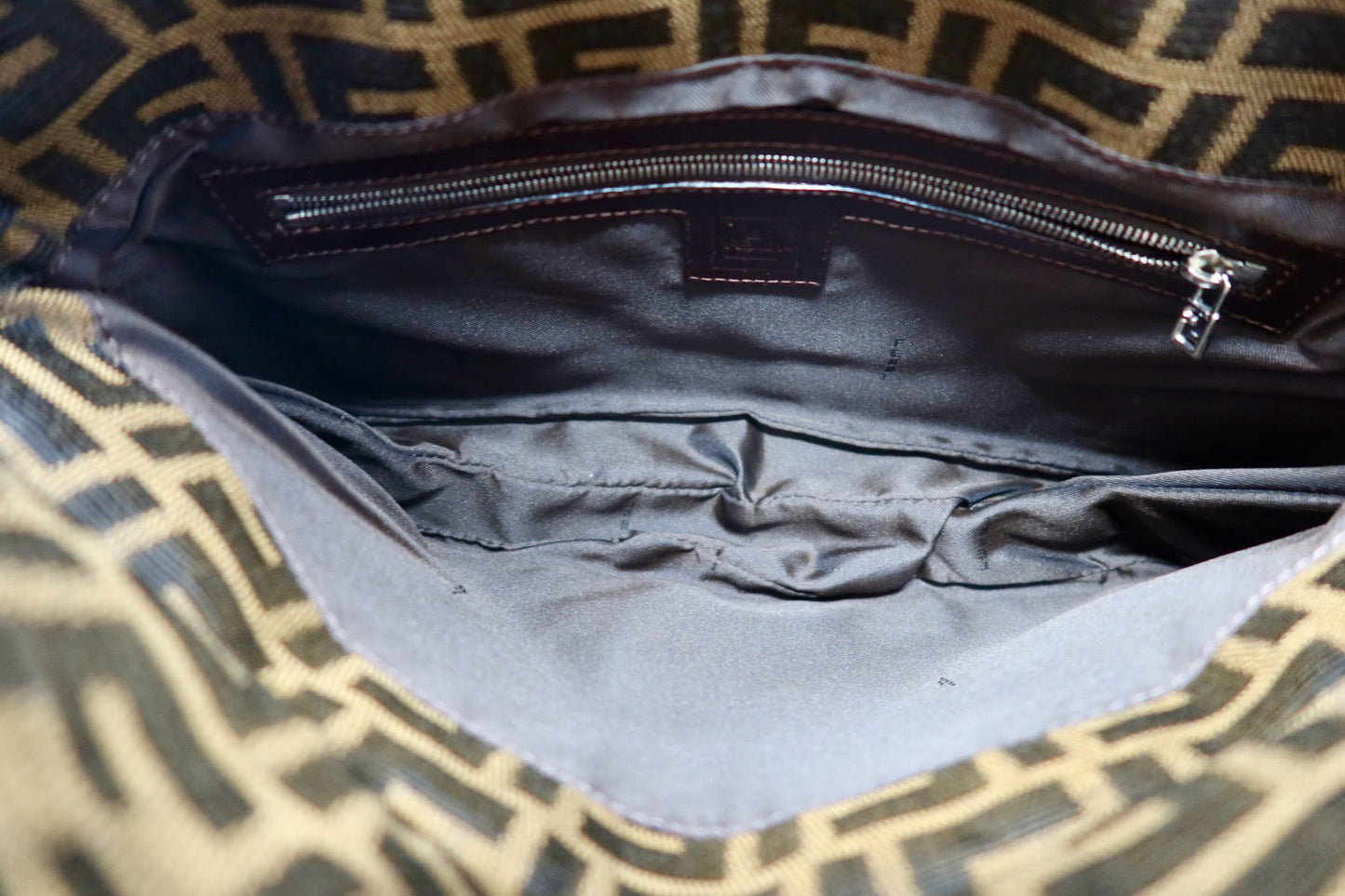 Fendi Zucca Canvas Baguette