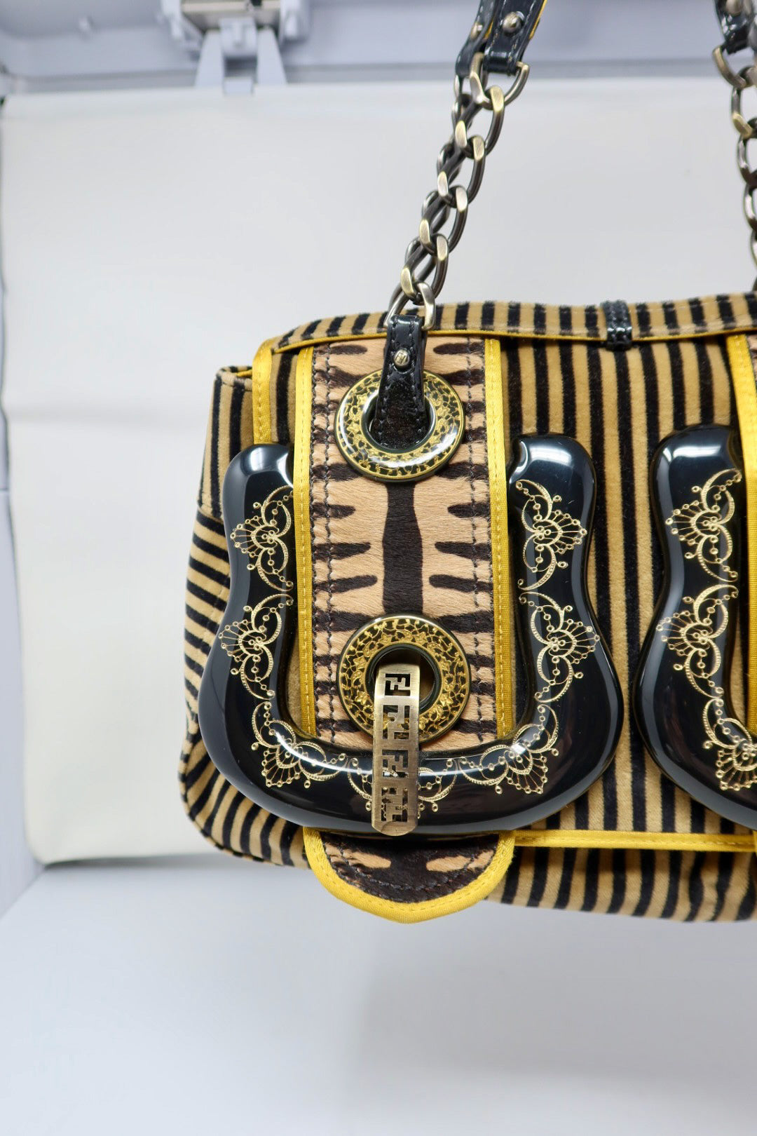 RARE Fendi B Bag Calf Hair (comes with original duster)