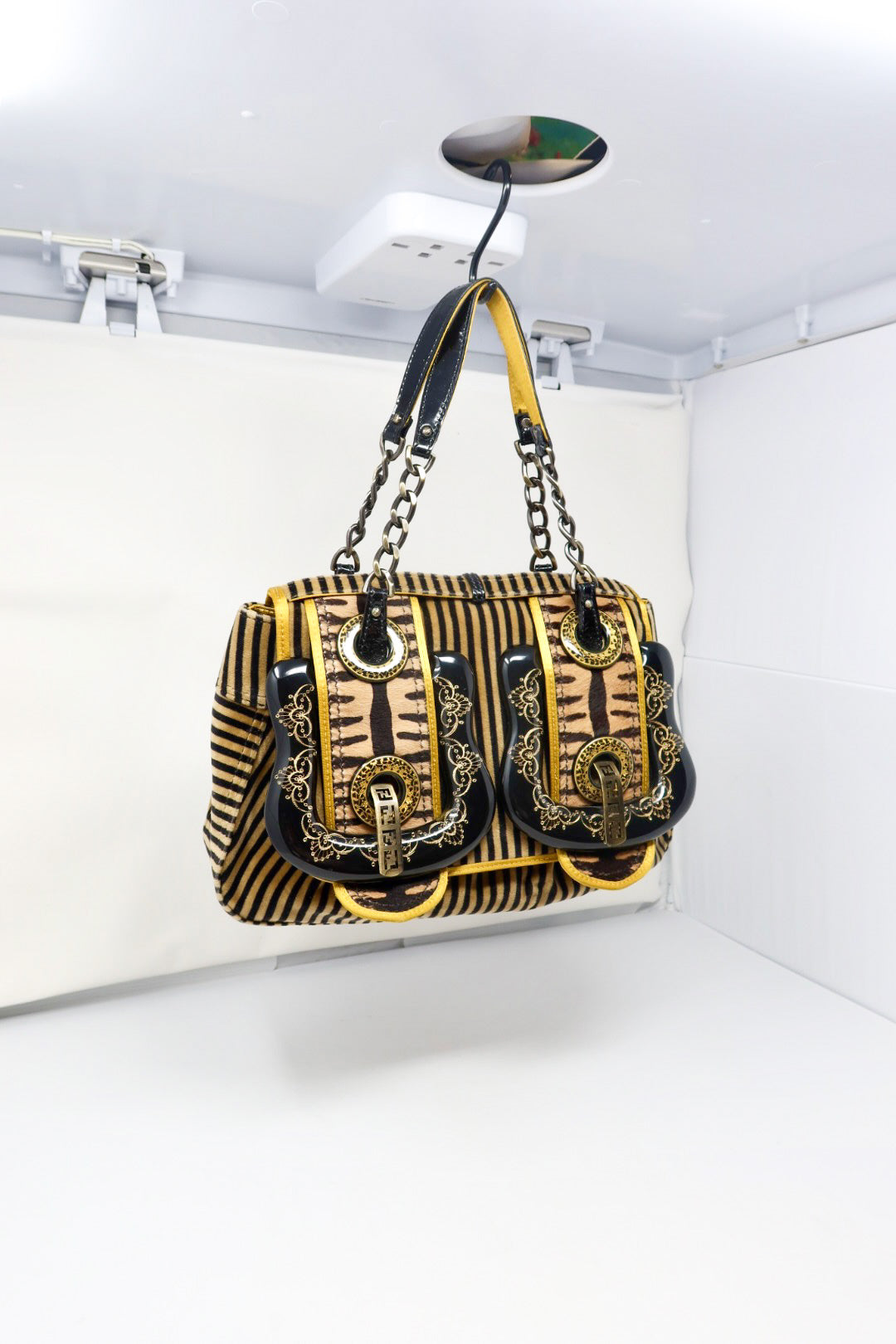 RARE Fendi B Bag Calf Hair (comes with original duster)