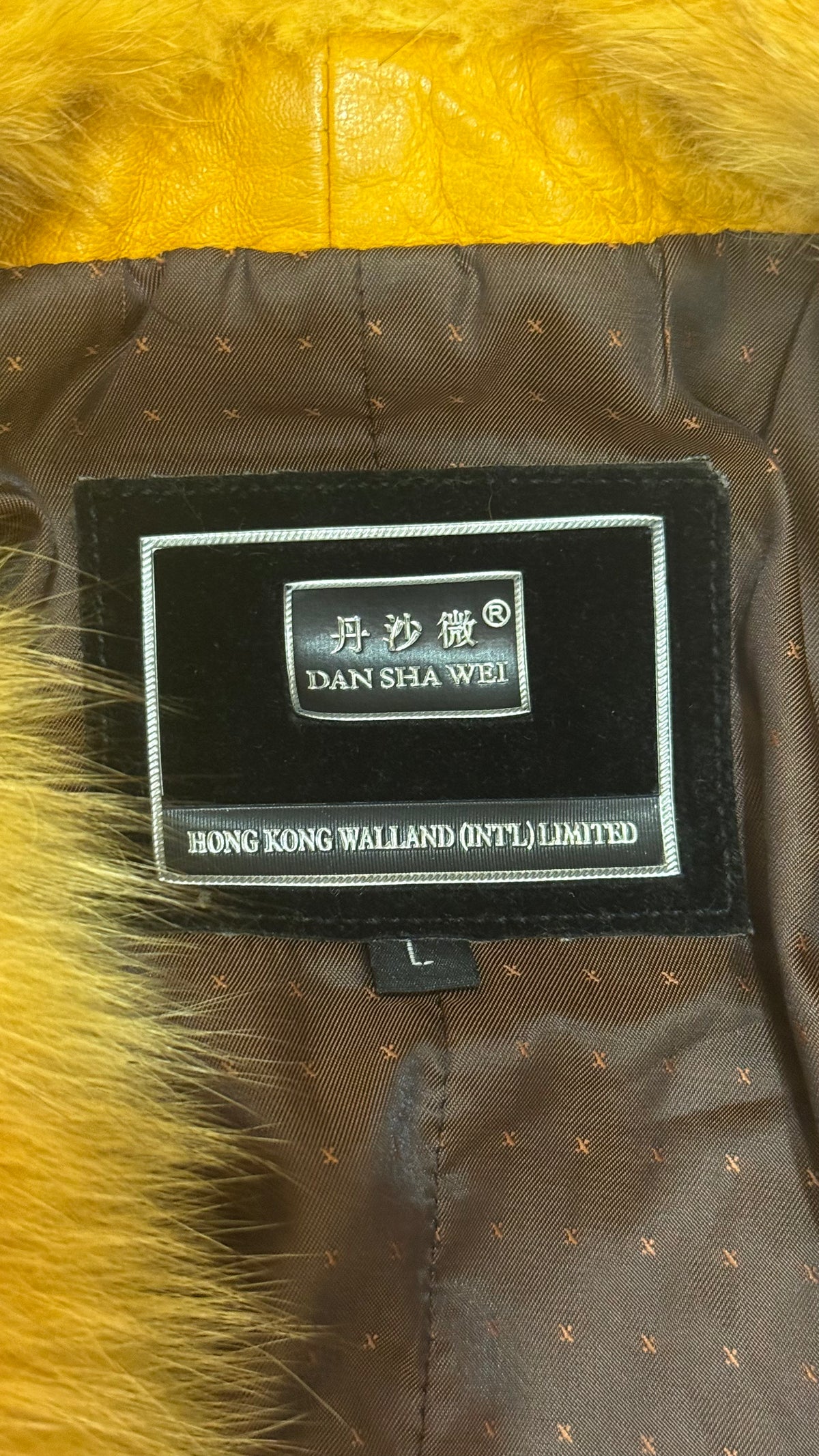 Golden Honey Genuine Fox Fur & Leather Jacket