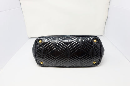 Miu Miu Matelasse Hand Bag Leather 2way Black