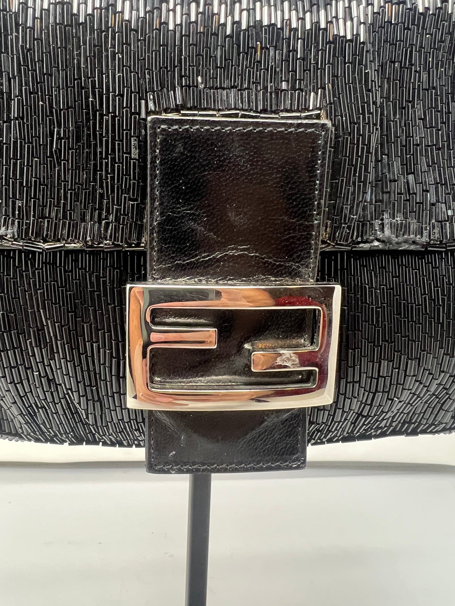 Fendi Baguette Black Beaded