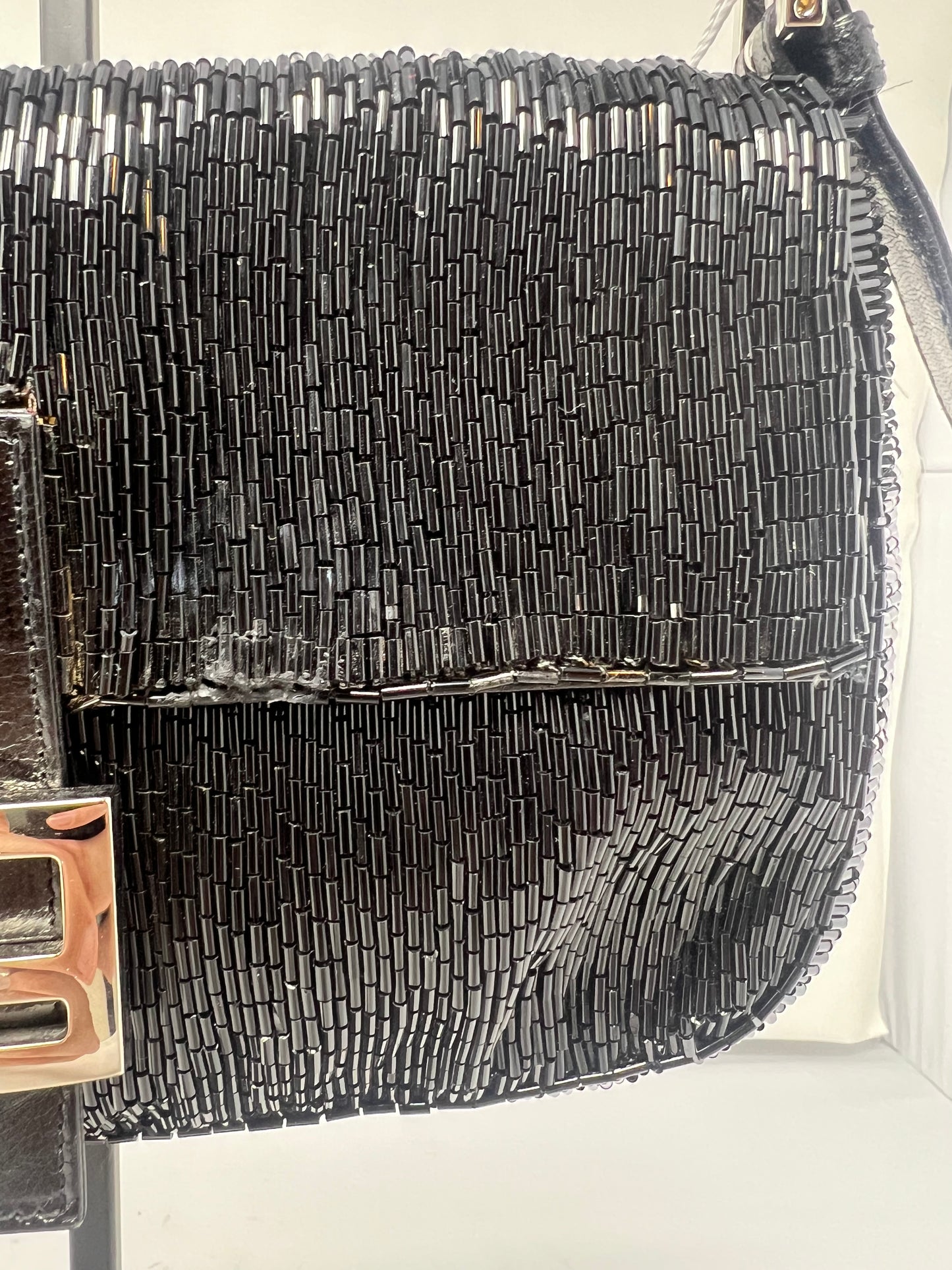 Fendi Baguette Black Beaded