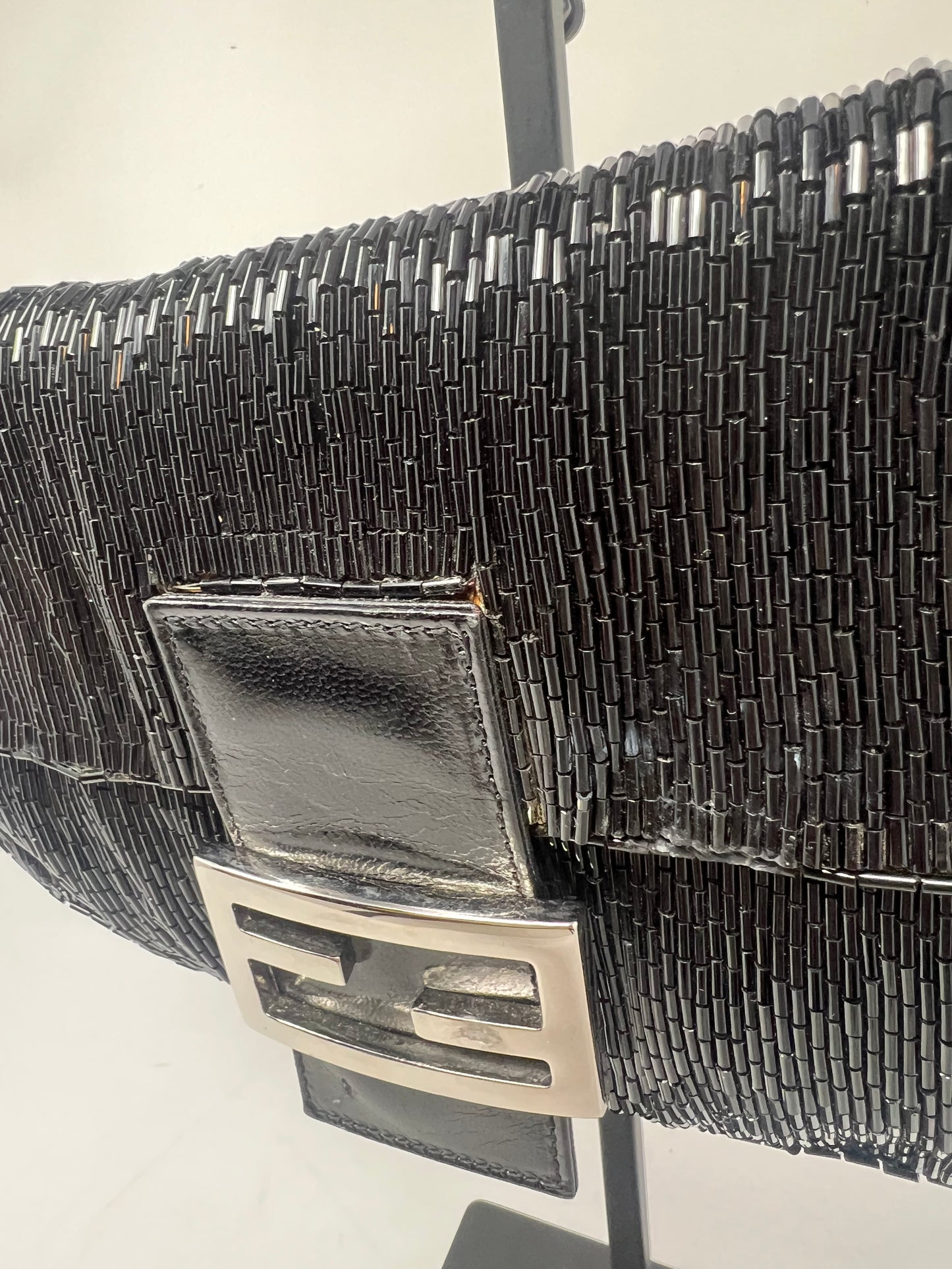Fendi Baguette Black Beaded