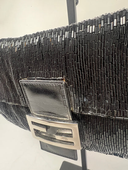 Fendi Baguette Black Beaded