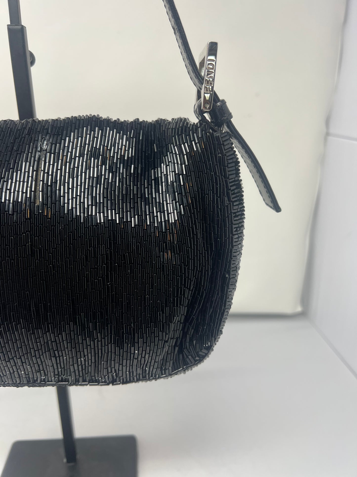 Fendi Baguette Black Beaded