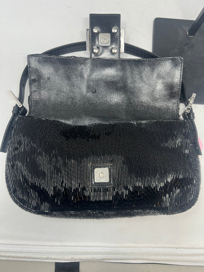 Fendi Baguette Black Beaded