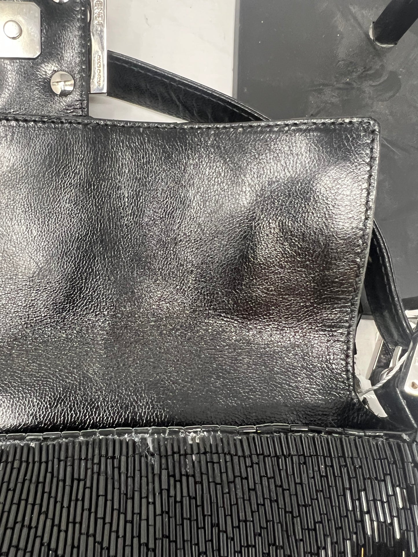 Fendi Baguette Black Beaded