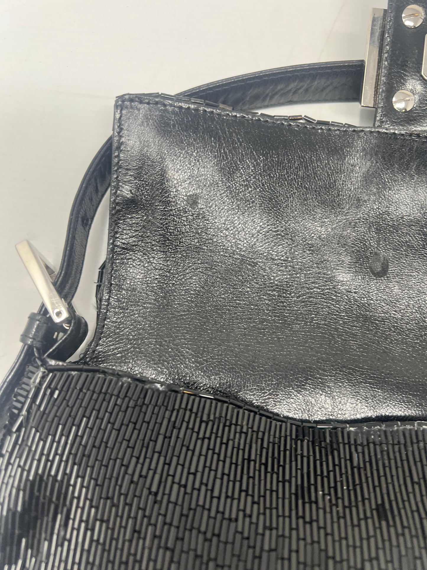 Fendi Baguette Black Beaded