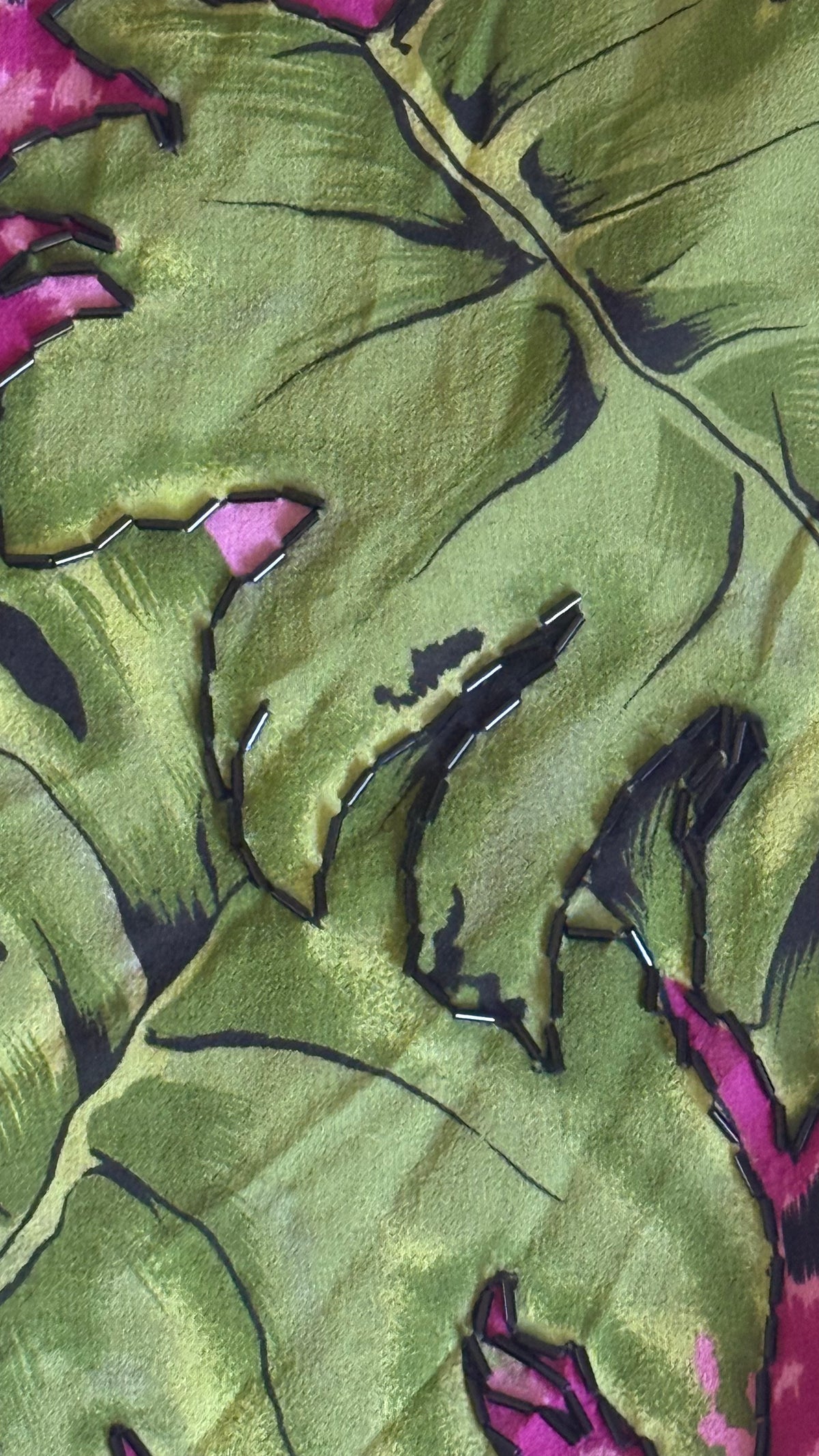 Vintage Nicole Miller Silk Tropical Print Set Y2K - Size 0
