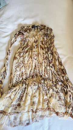 SS 2004 Roberto Cavalli Cheetah Silk Dress
