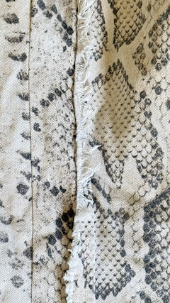 SS 1998 Roberto Cavalli Python Print Stretch Cotton Suit Set