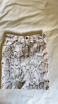 SS 1998 Roberto Cavalli Python Print Stretch Cotton Suit Set