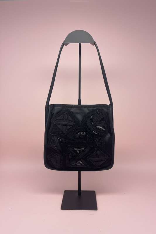 Prada Beaded Applique Small Tote