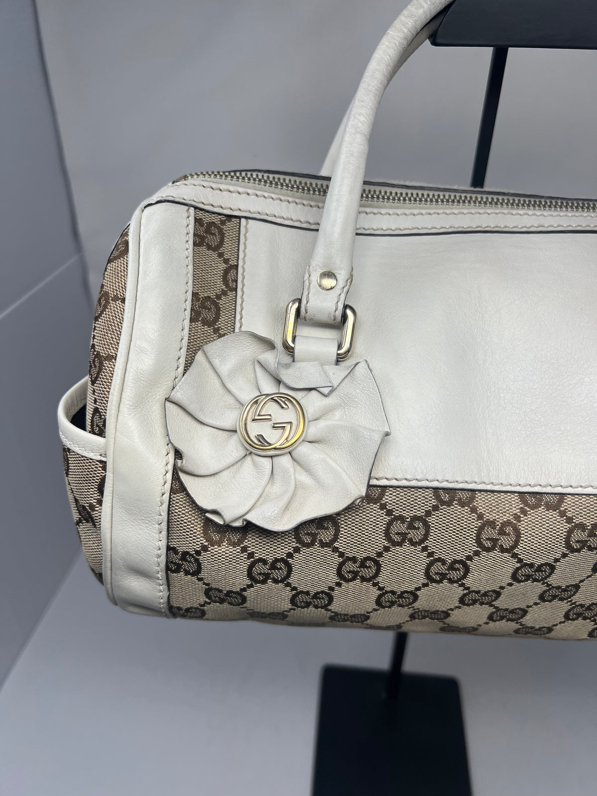 Gucci Monogram Barrel Bag