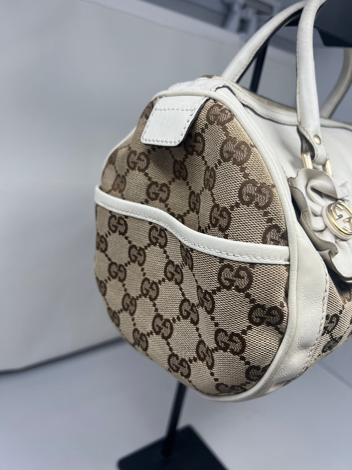 Gucci Monogram Barrel Bag