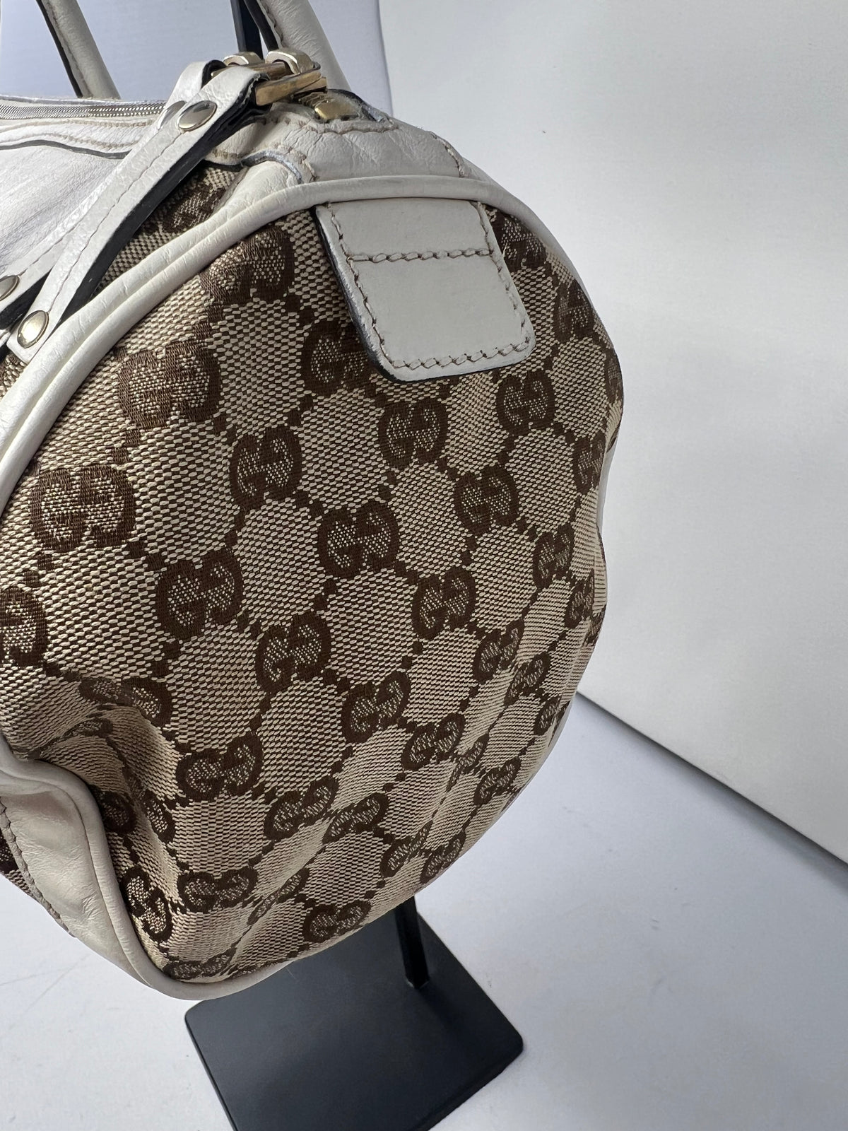 Gucci Monogram Barrel Bag