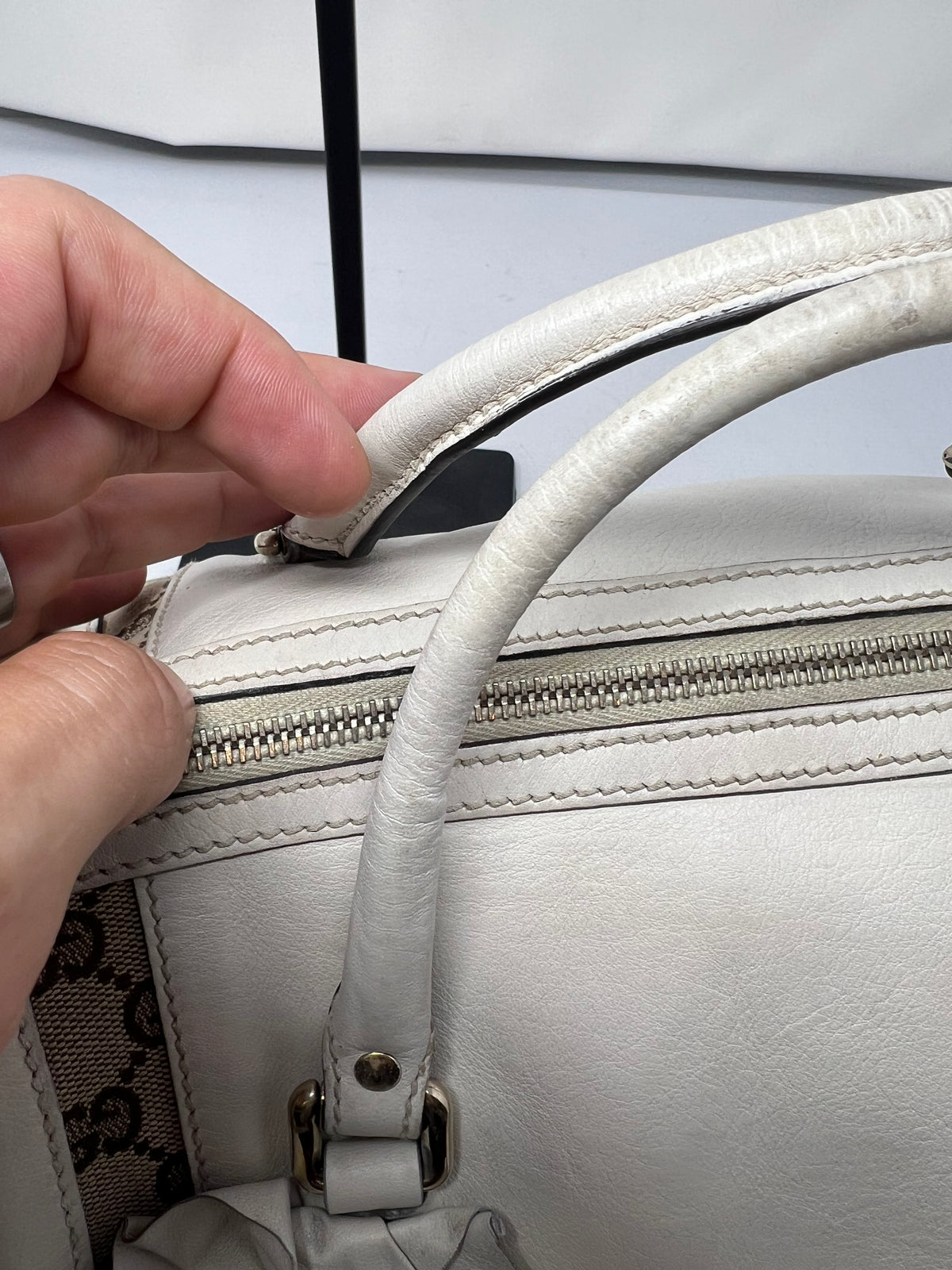 Gucci Monogram Barrel Bag
