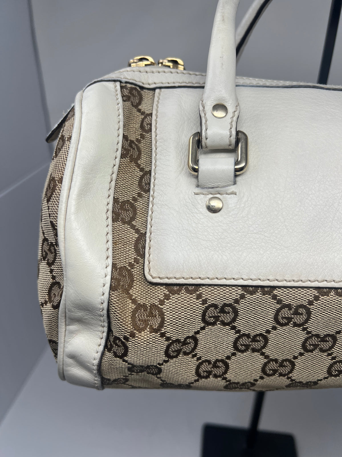 Gucci Monogram Barrel Bag