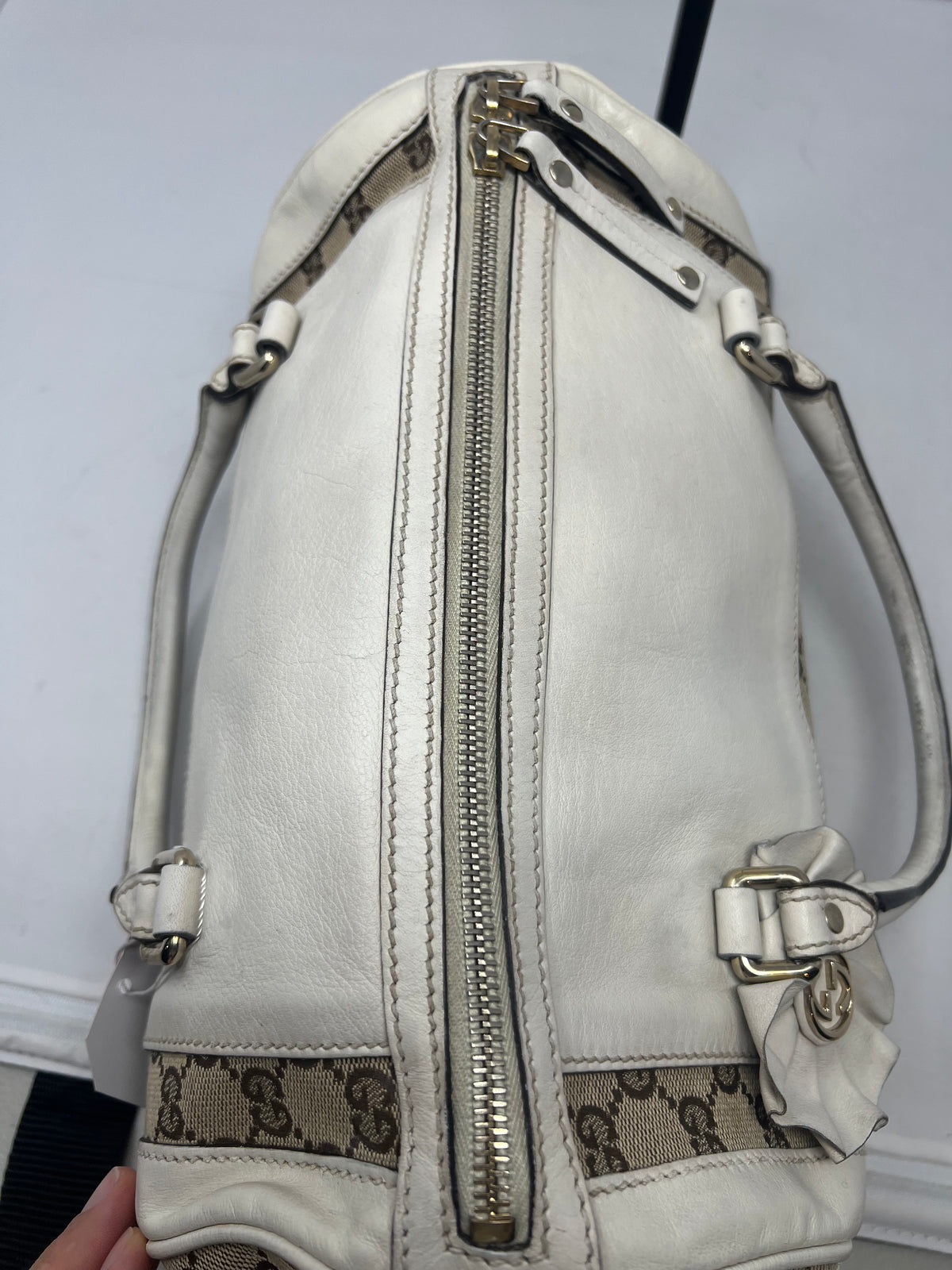 Gucci Monogram Barrel Bag