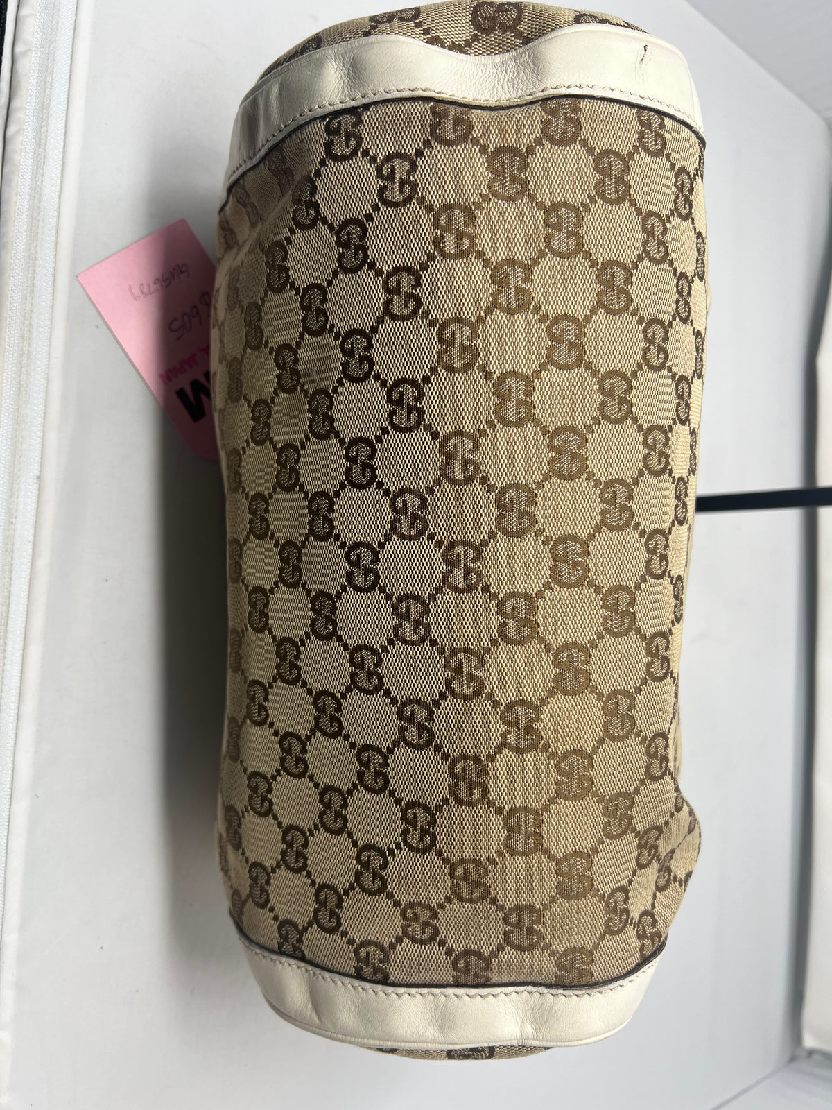 Gucci Monogram Barrel Bag